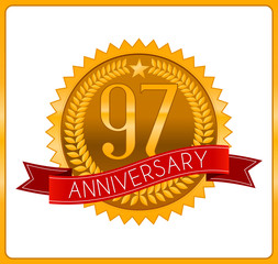 classic gold anniversary logo