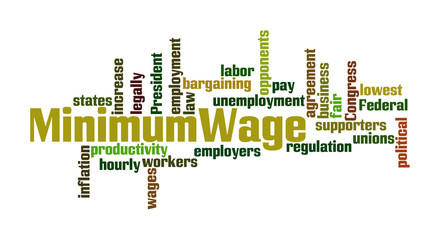 Minimum Wage Word Cloud
