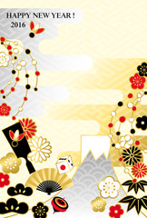 年賀状　2016