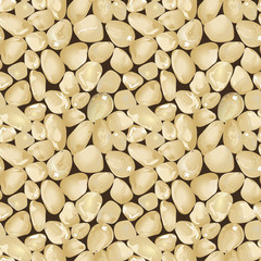 Golden quartz texture in a seamless pattern