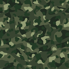 Green mountain disruptive camouflage  seamless pattern