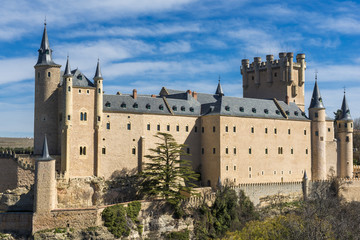 Fototapeta na wymiar The Alcazar of Segovia (Spain)