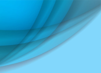 Abstract Background. Blue Abstract Shapes and Place for Your Text