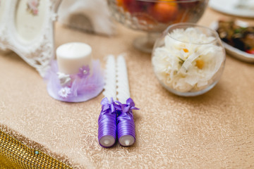 Wedding table decoration