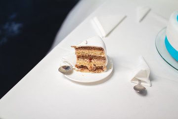 Piece of wedding cake
