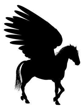 Pegasus Silhouette Horse