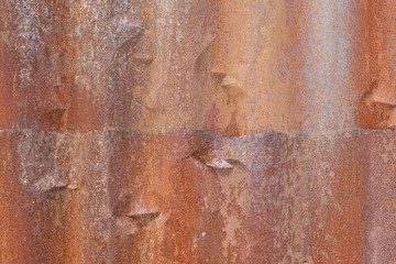 
    rust on the steel wall texture 
