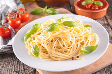 plate of spaghetti