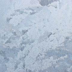 Obraz premium Ice patterns on winter glass