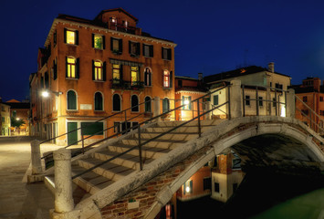 Fototapeta na wymiar Venezia, ponte veneziano