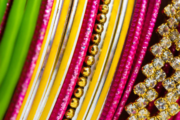 Bangles stacked together
