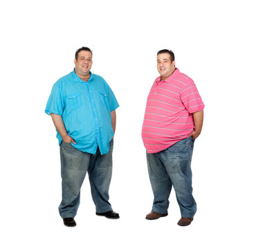 Couple obese twins