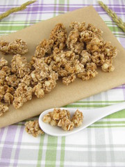 Gebackenes Dinkelmüsli