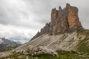 Fototapeta na wymiar Three Cime of Lavaredo, Dolomites