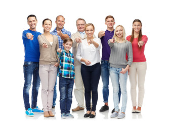 Fototapeta premium group of smiling people