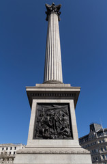Fototapeta na wymiar Nelson's Column in Trafalgar Square