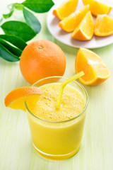 Orange juice in glass