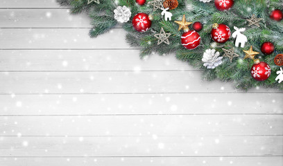 Weihnachtlicher Hintergrund / Holz