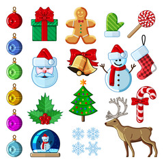 Christmas icon set