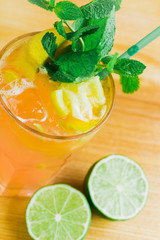 Fresh homemade lemonade