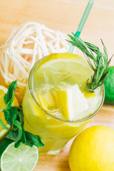 Fototapeta premium Fresh homemade lemonade
