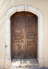 door of a house