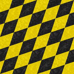 Fototapeta premium Abstract seamless gold and black diamond pattern of beveled veined squares