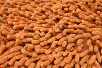 Close up of brown  carpet texture
