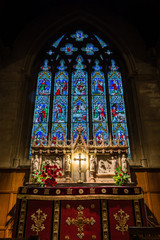 Obraz premium Christ Church With Saint Mary Altar low angle