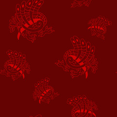 Seamless background with Celtic art and ethnic ornaments for your design