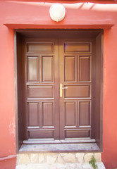 door of a house