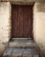 door of a house