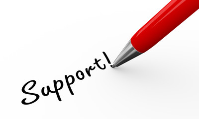 3d pen writing support