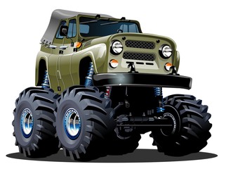 Cartoon Monster Truck © Mechanik