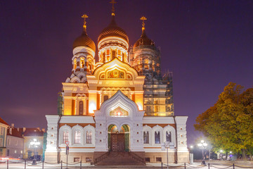 Fototapeta na wymiar Tallinn. Alexander Nevsky Church.