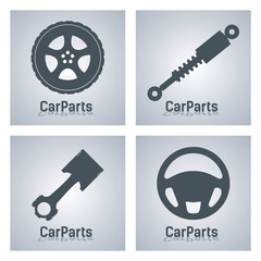 Car Parts - obrazy, fototapety, plakaty