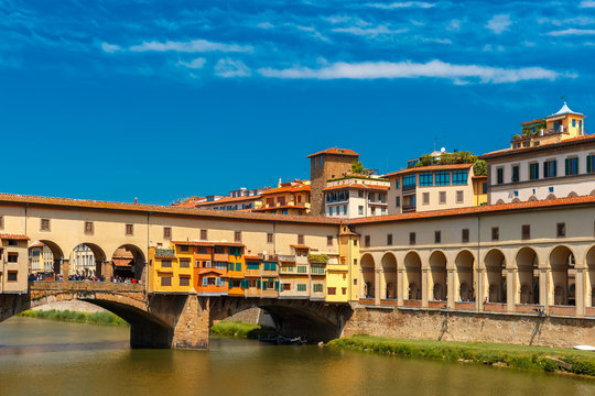 River Arno and Ponte Vecchio, Florence, Italy