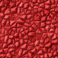 Ornamental stones of different shapes - red pattern 