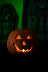 Fototapeta premium Creepy Pumpkin
