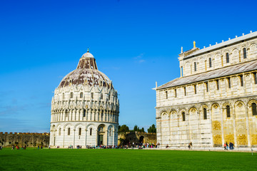 Baptistery and The Cathedral of Pisa