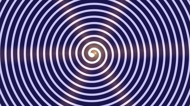 Flashing hypnotic spiral animation
