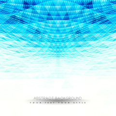 Naklejka premium Abstract blue perspective background