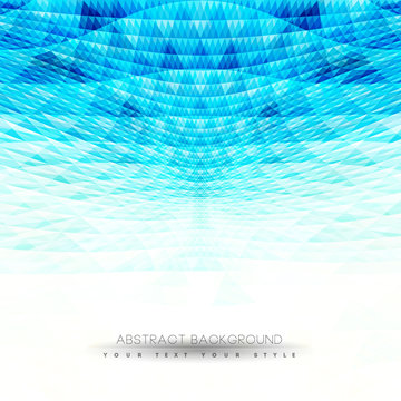 Abstract Blue Perspective Background