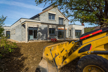 chantier de construction maison