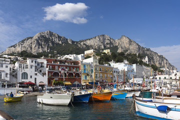 Fototapeta na wymiar Marina Grande auf Capri