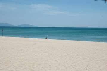 Fototapeta na wymiar Seascape in Central Vietnam, Danang.