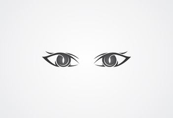 Eye detective logo vector illustration