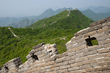 Fototapeta na wymiar Mutianyu Section of the Great Wall of China