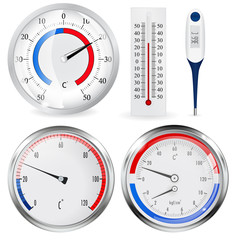 Naklejka premium Thermometer. 