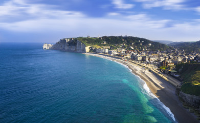 Fototapeta na wymiar Etretat cliff France